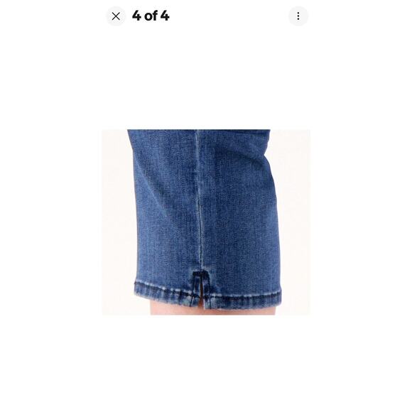 NYDJ Curves 360 Slim Straight Crop Side Slits Caliente | 28P NWT Athleisure - Picture 5 of 11